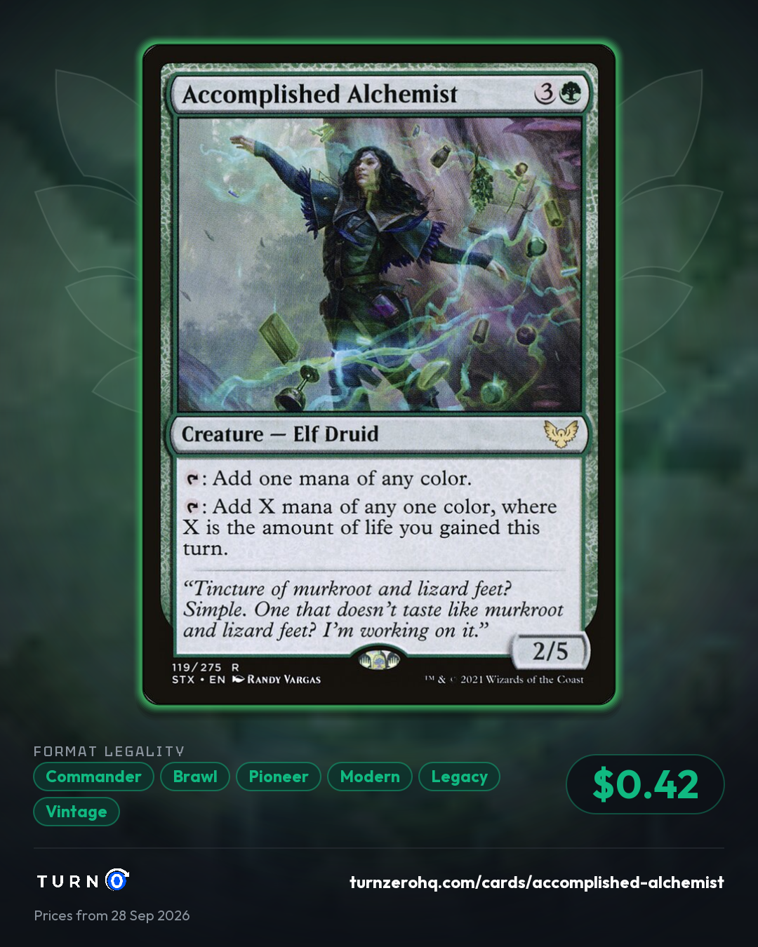 Shareable picture of Accomplished Alchemist