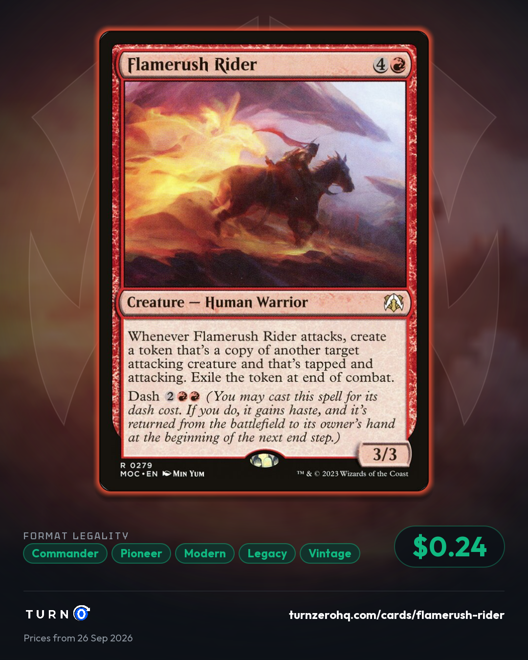 Shareable picture of Flamerush Rider