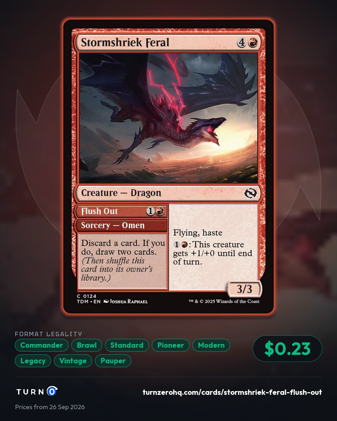 Shareable picture of Stormshriek Feral // Flush Out