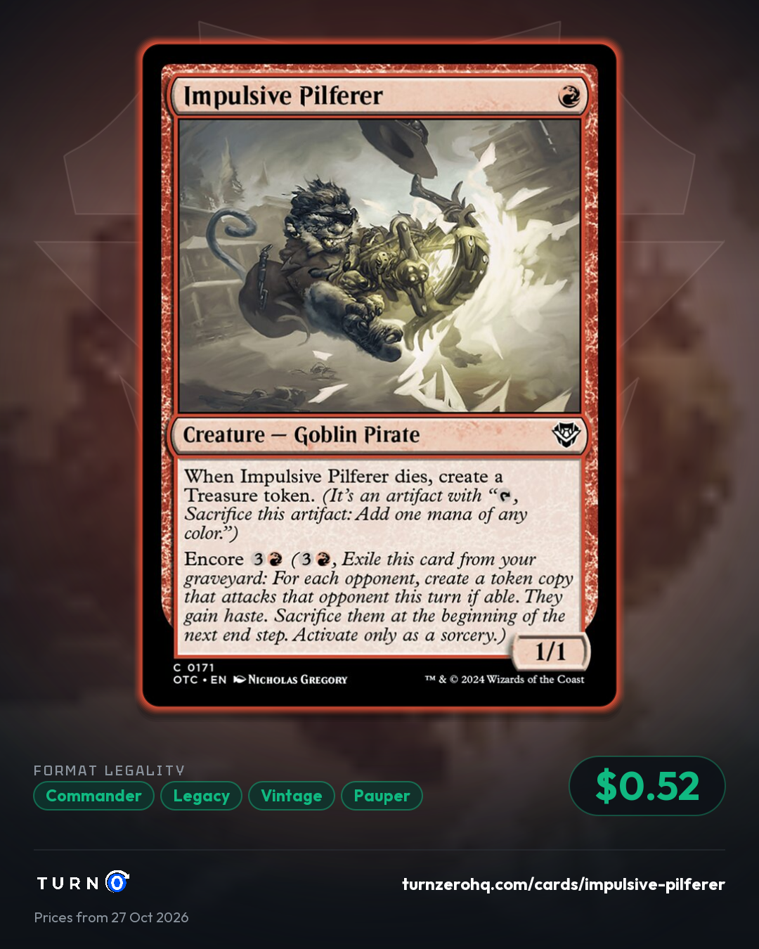 Shareable picture of Impulsive Pilferer