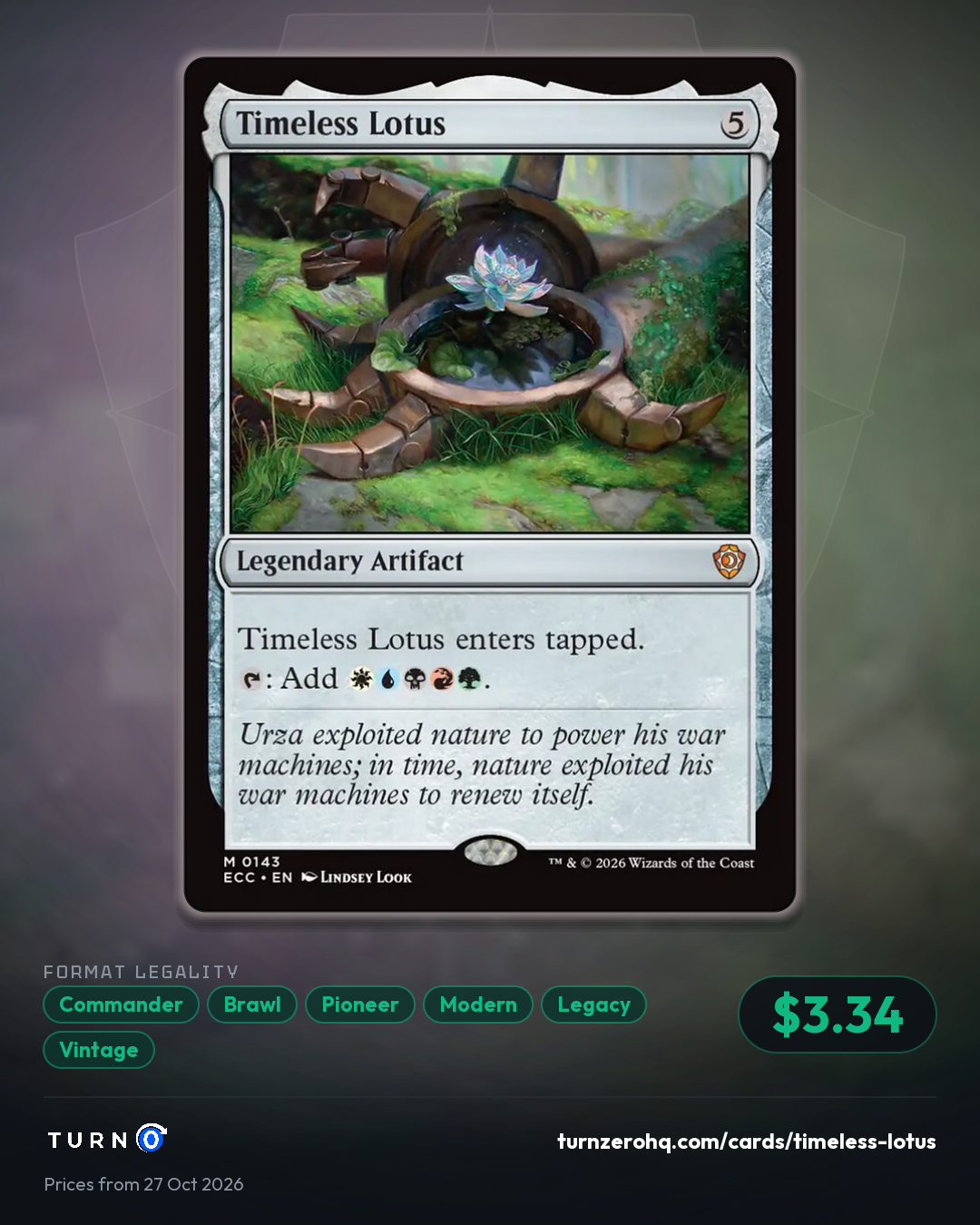Shareable picture of Timeless Lotus
