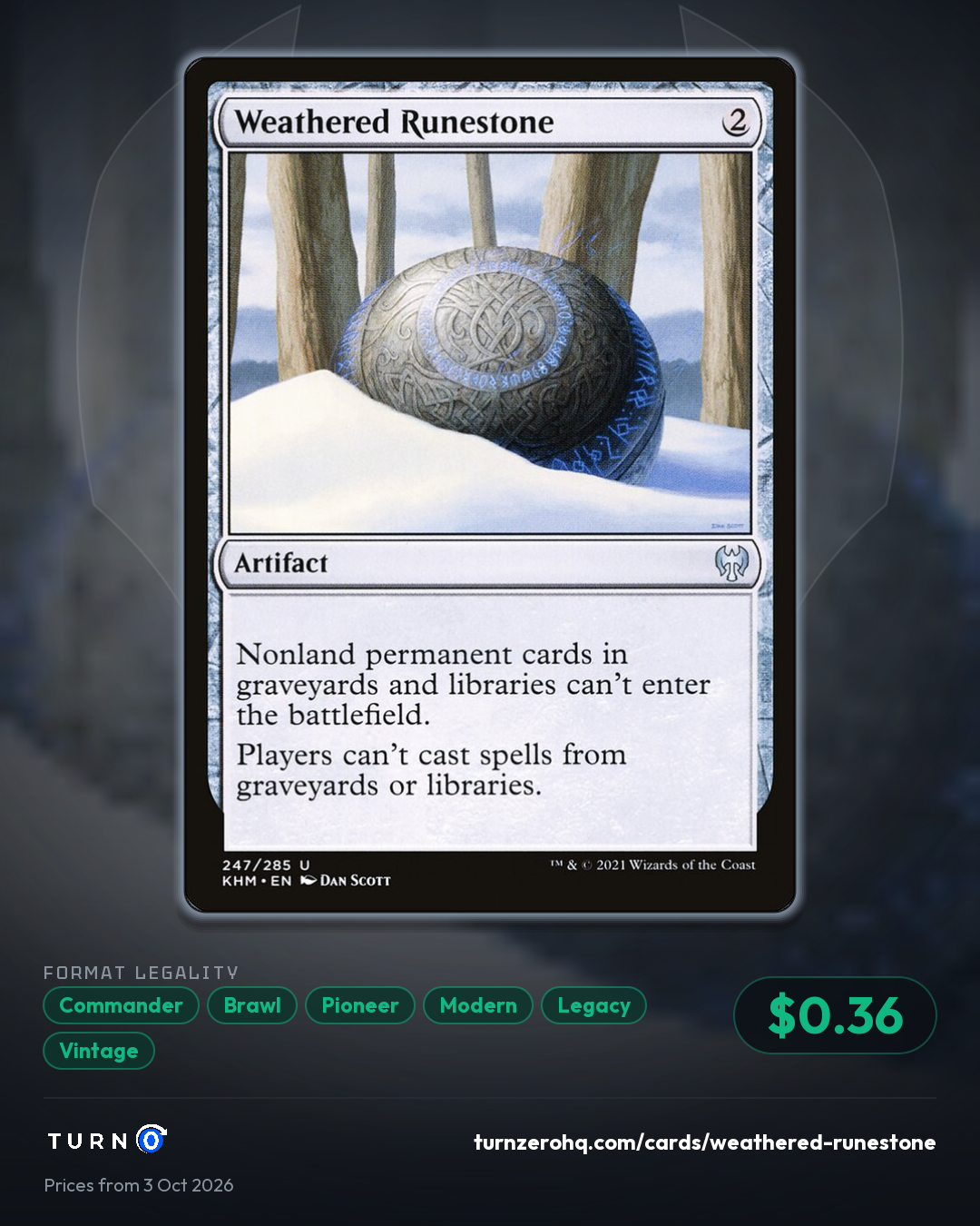 Shareable picture of Weathered Runestone