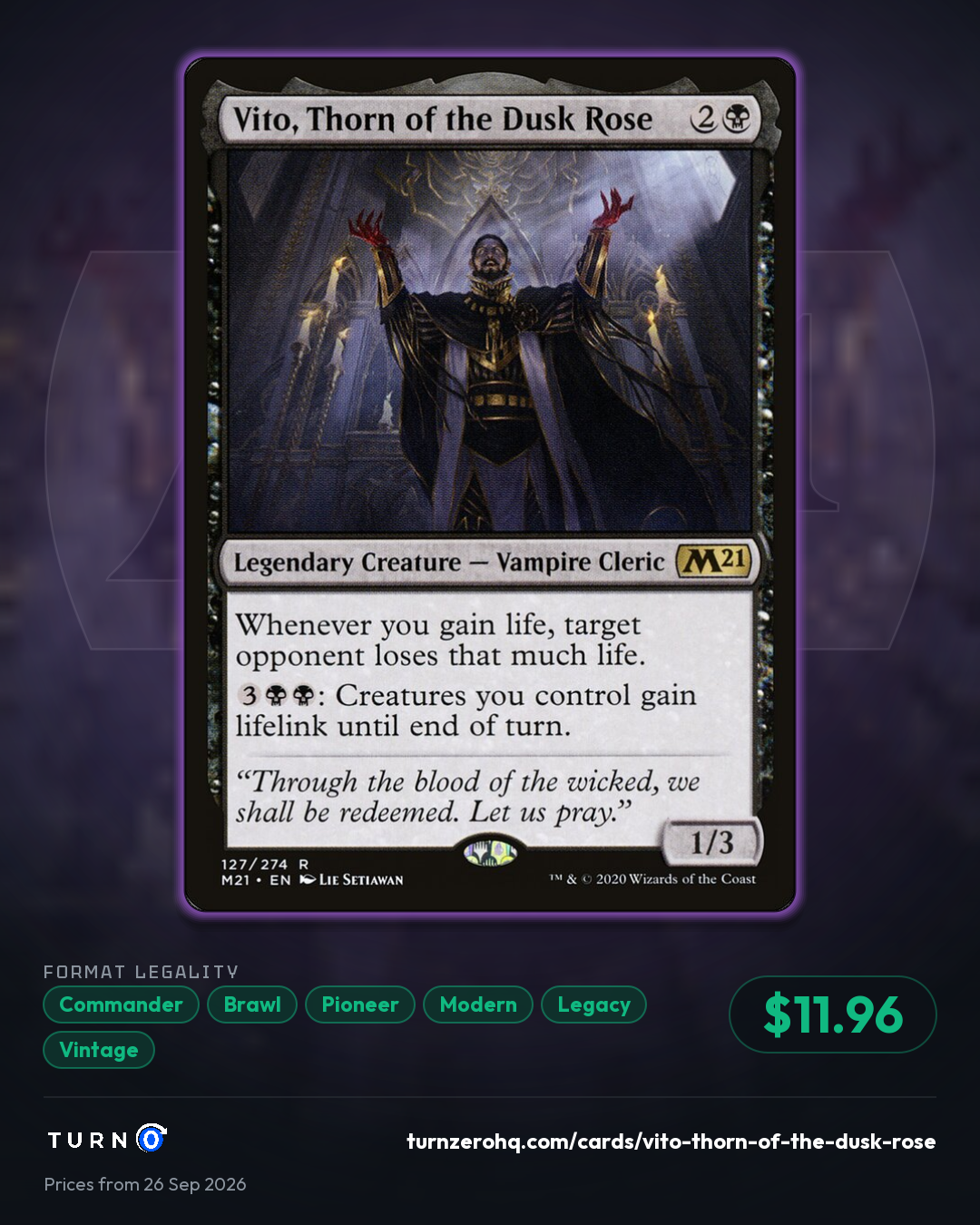 Shareable picture of Vito, Thorn of the Dusk Rose