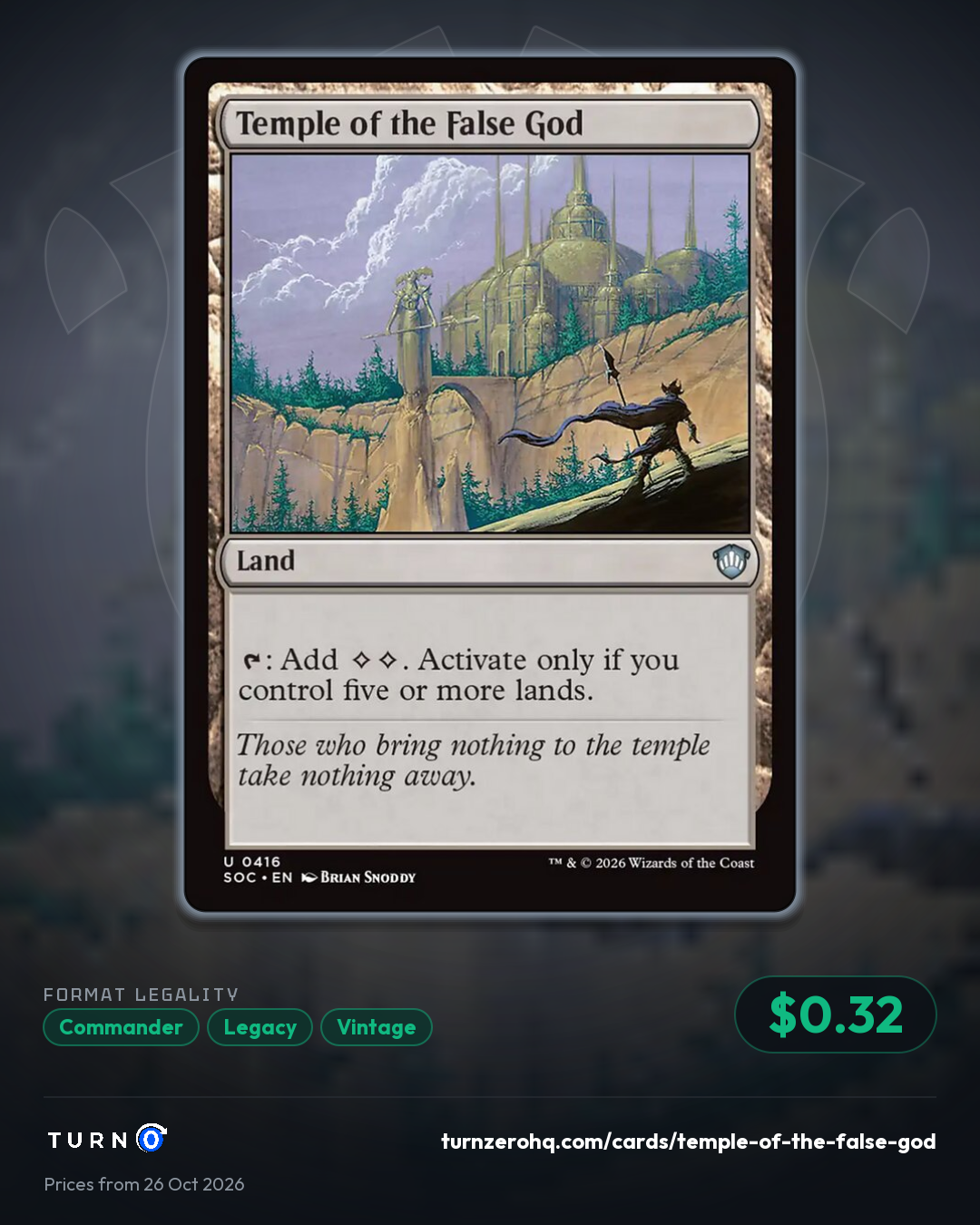 Shareable picture of Temple of the False God