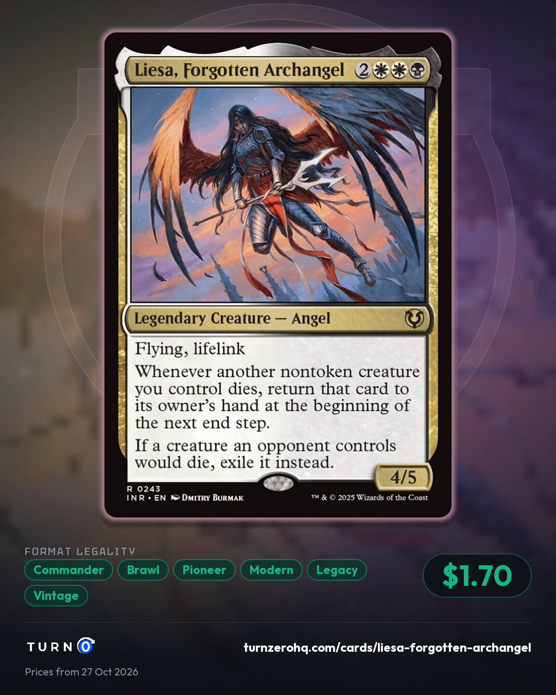 Shareable picture of Liesa, Forgotten Archangel