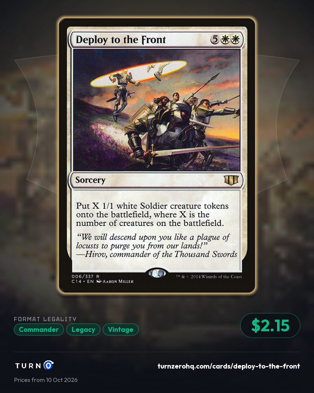 Shareable picture of Deploy to the Front