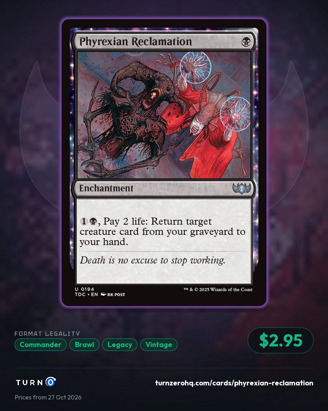 Shareable picture of Phyrexian Reclamation
