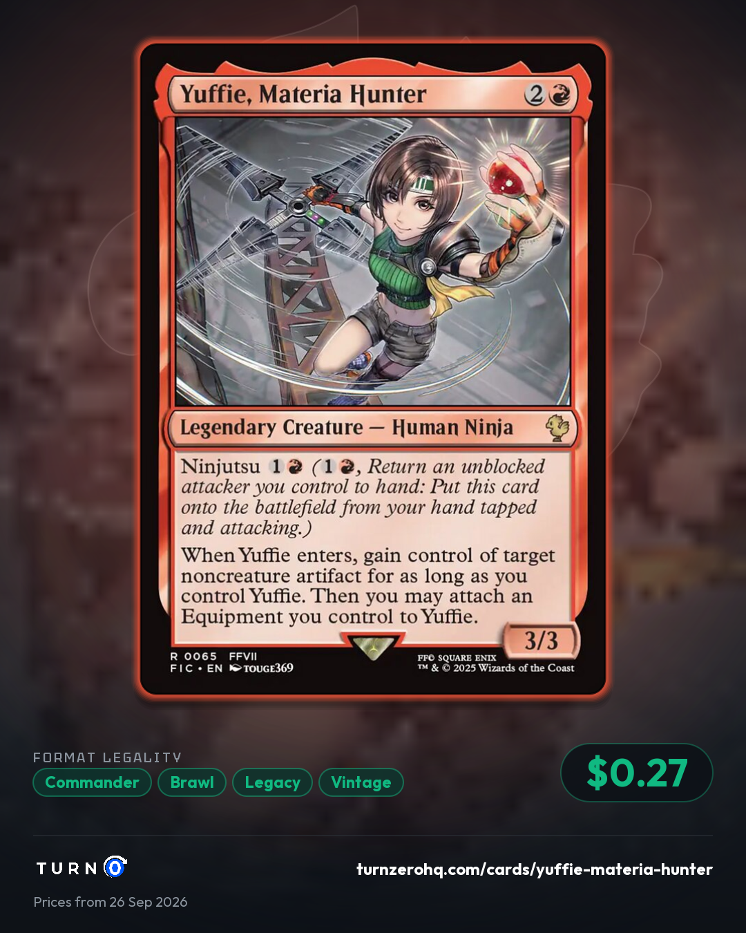 Shareable picture of Yuffie, Materia Hunter