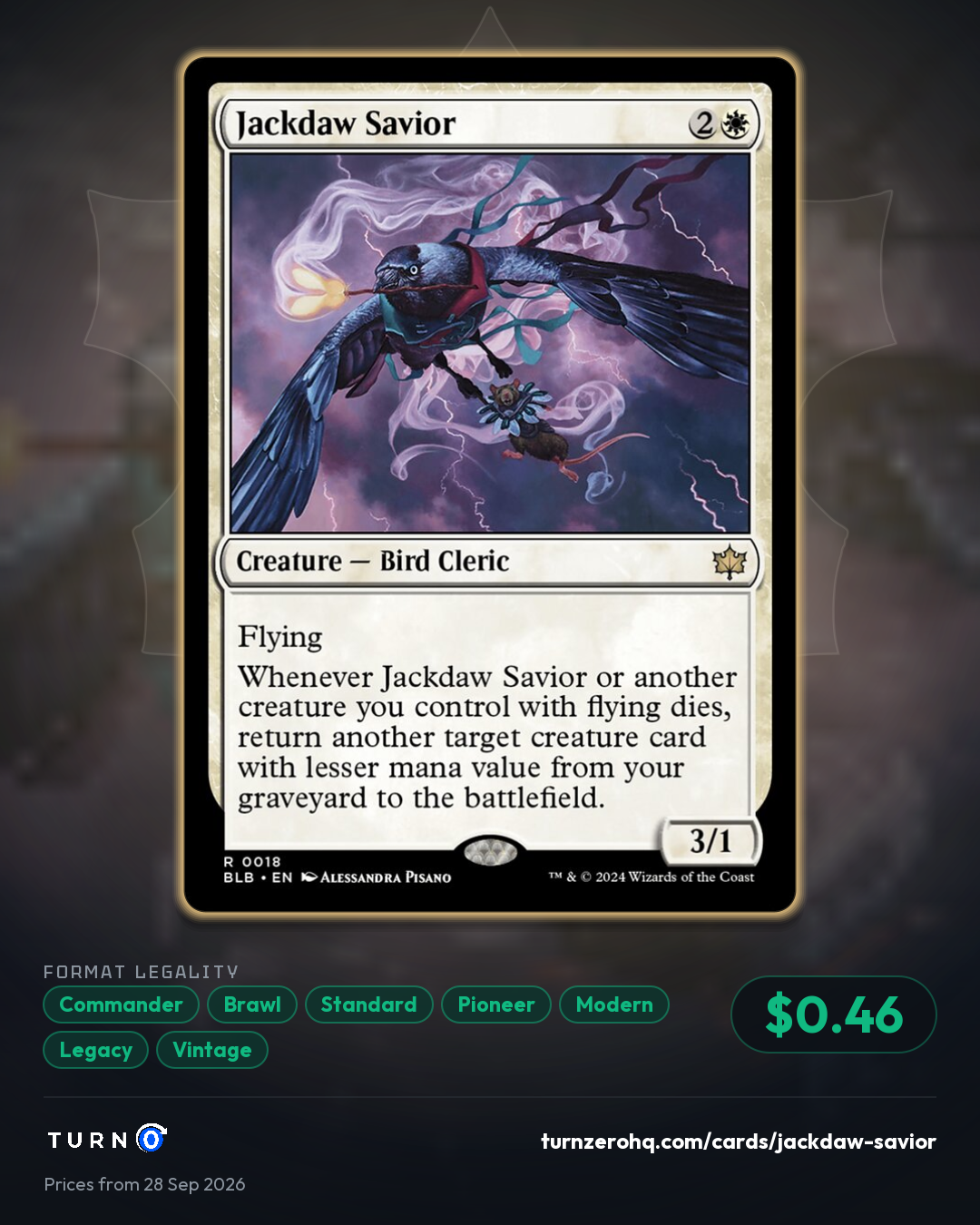 Shareable picture of Jackdaw Savior