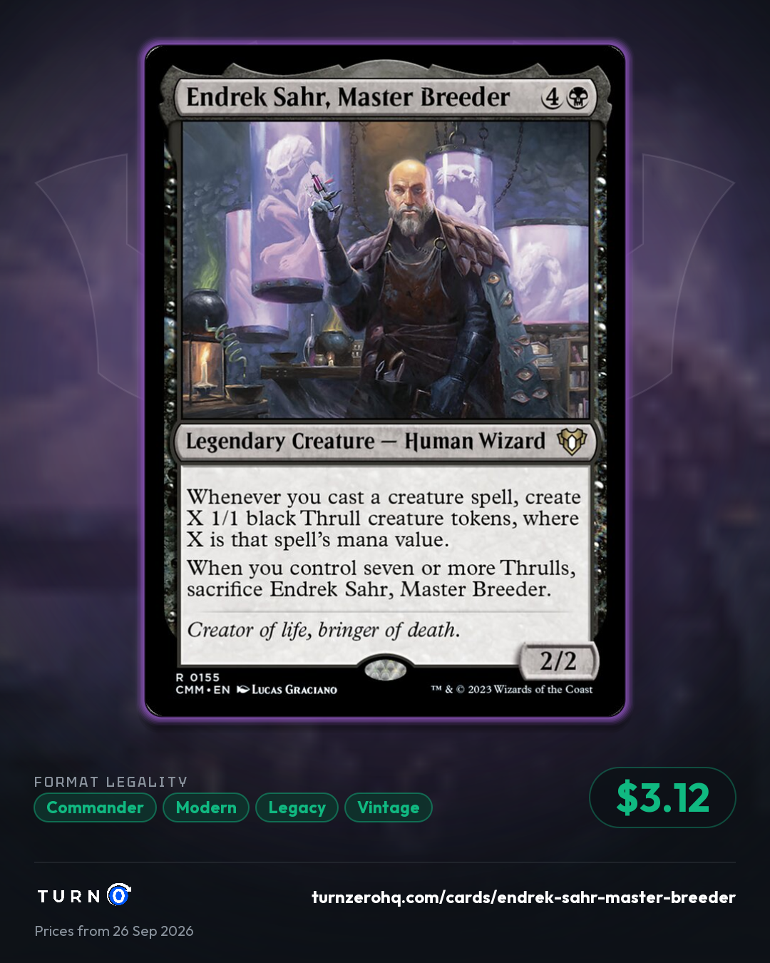 Shareable picture of Endrek Sahr, Master Breeder