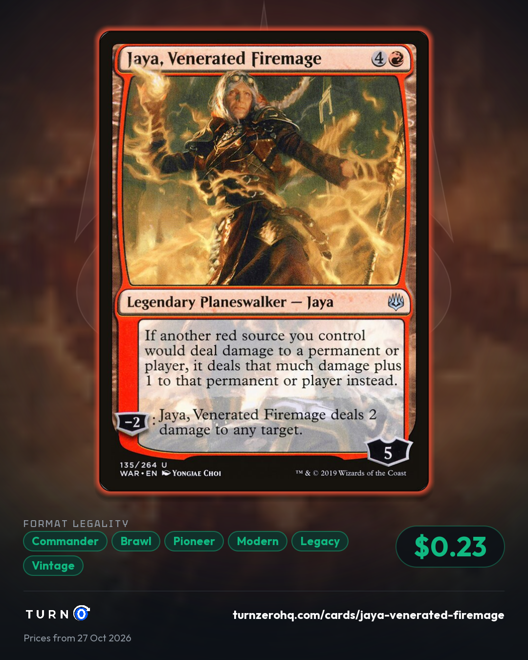 Shareable picture of Jaya, Venerated Firemage