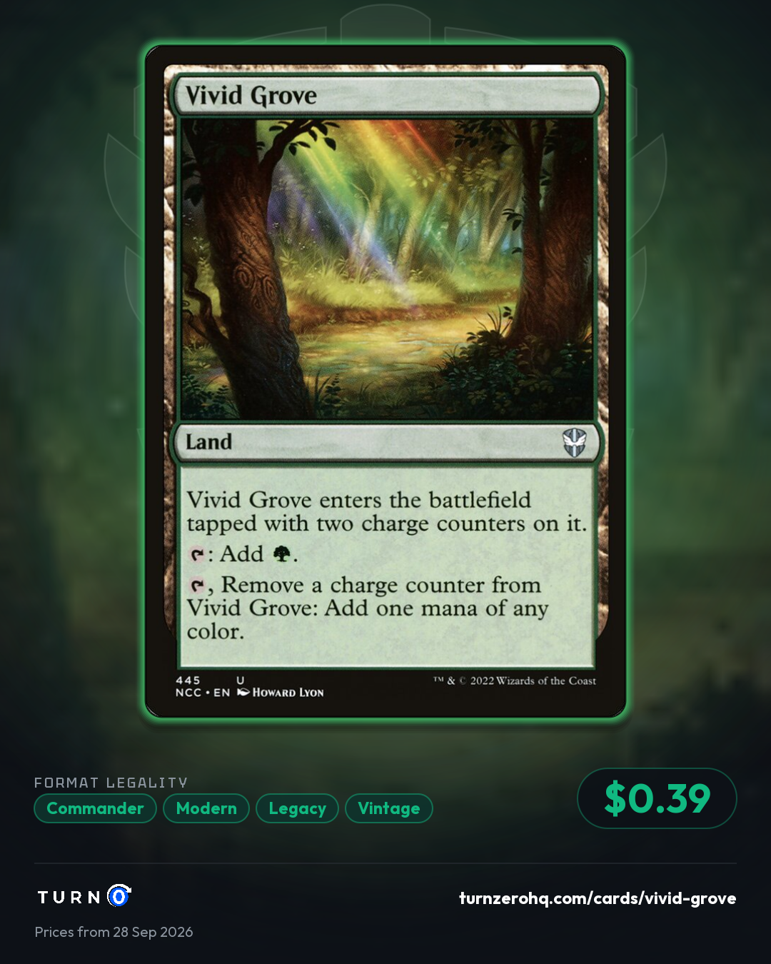 Shareable picture of Vivid Grove