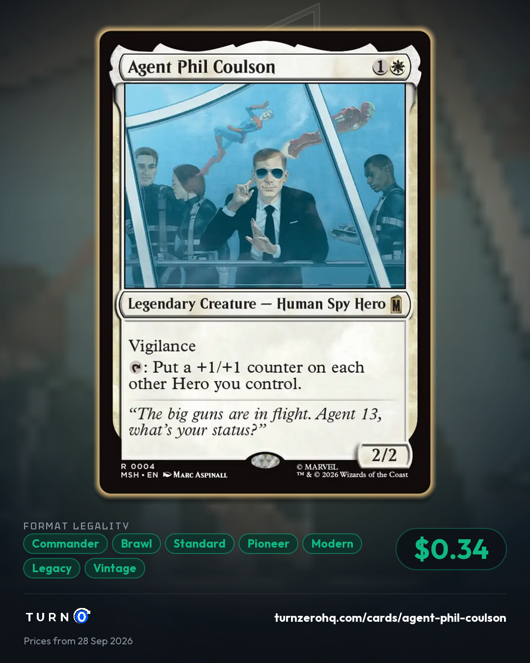 Shareable picture of Agent Phil Coulson