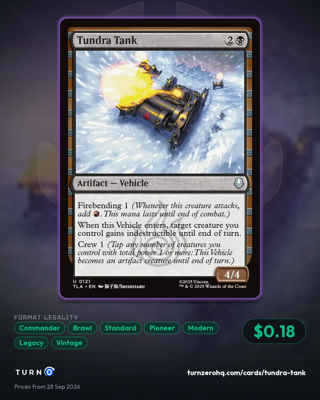 Shareable picture of Tundra Tank