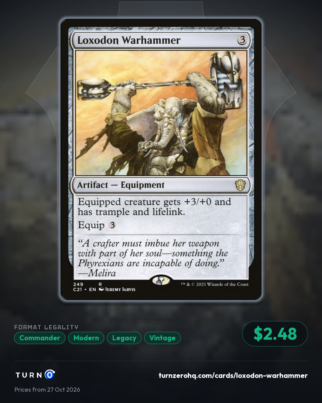 Shareable picture of Loxodon Warhammer