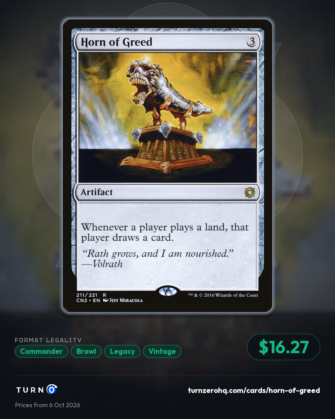 Shareable picture of Horn of Greed