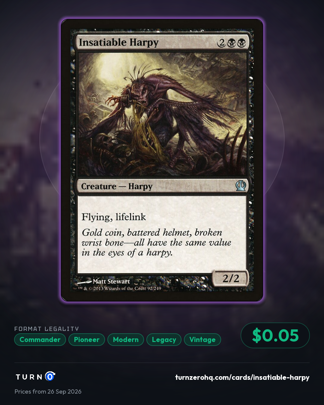 Shareable picture of Insatiable Harpy