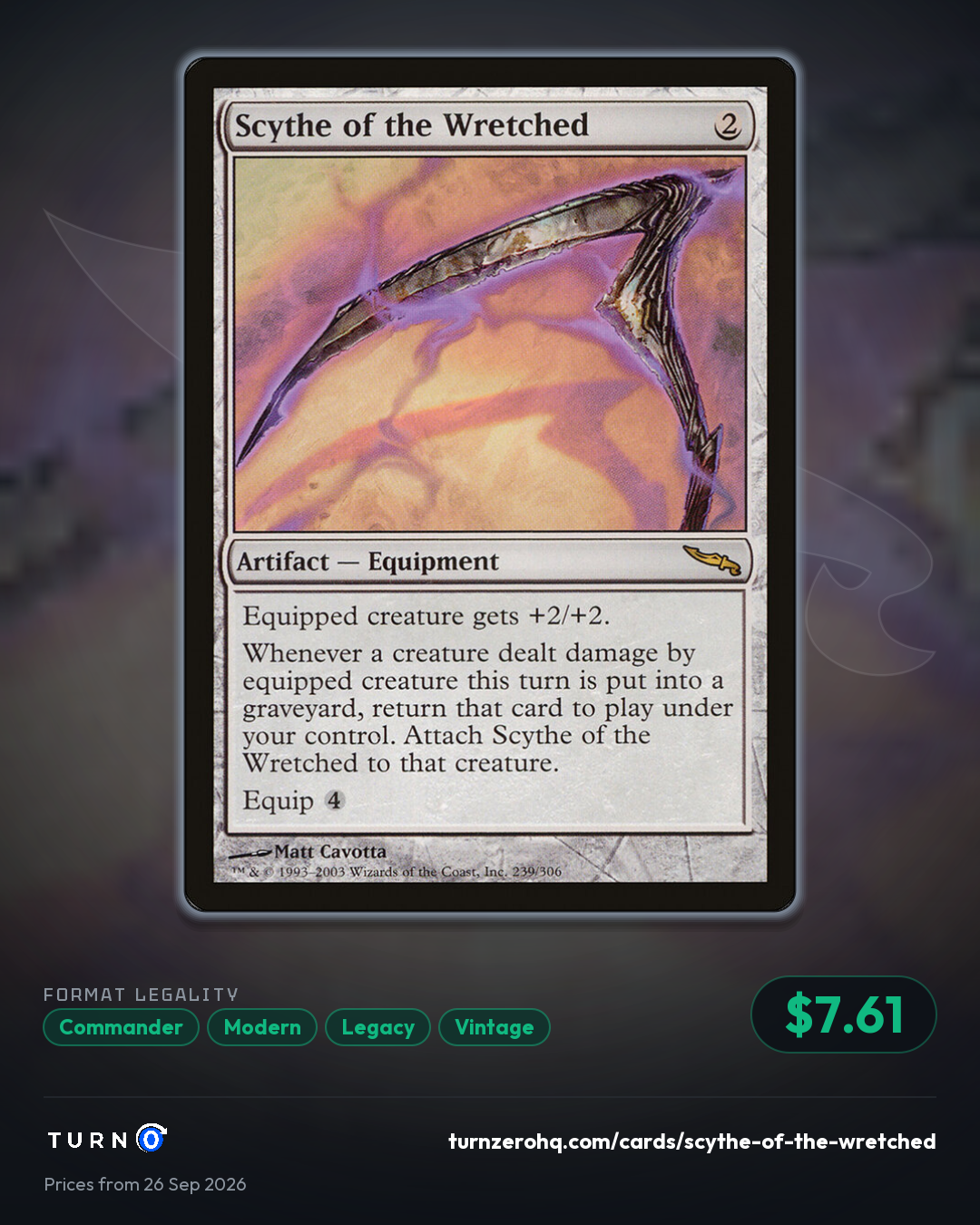 Shareable picture of Scythe of the Wretched