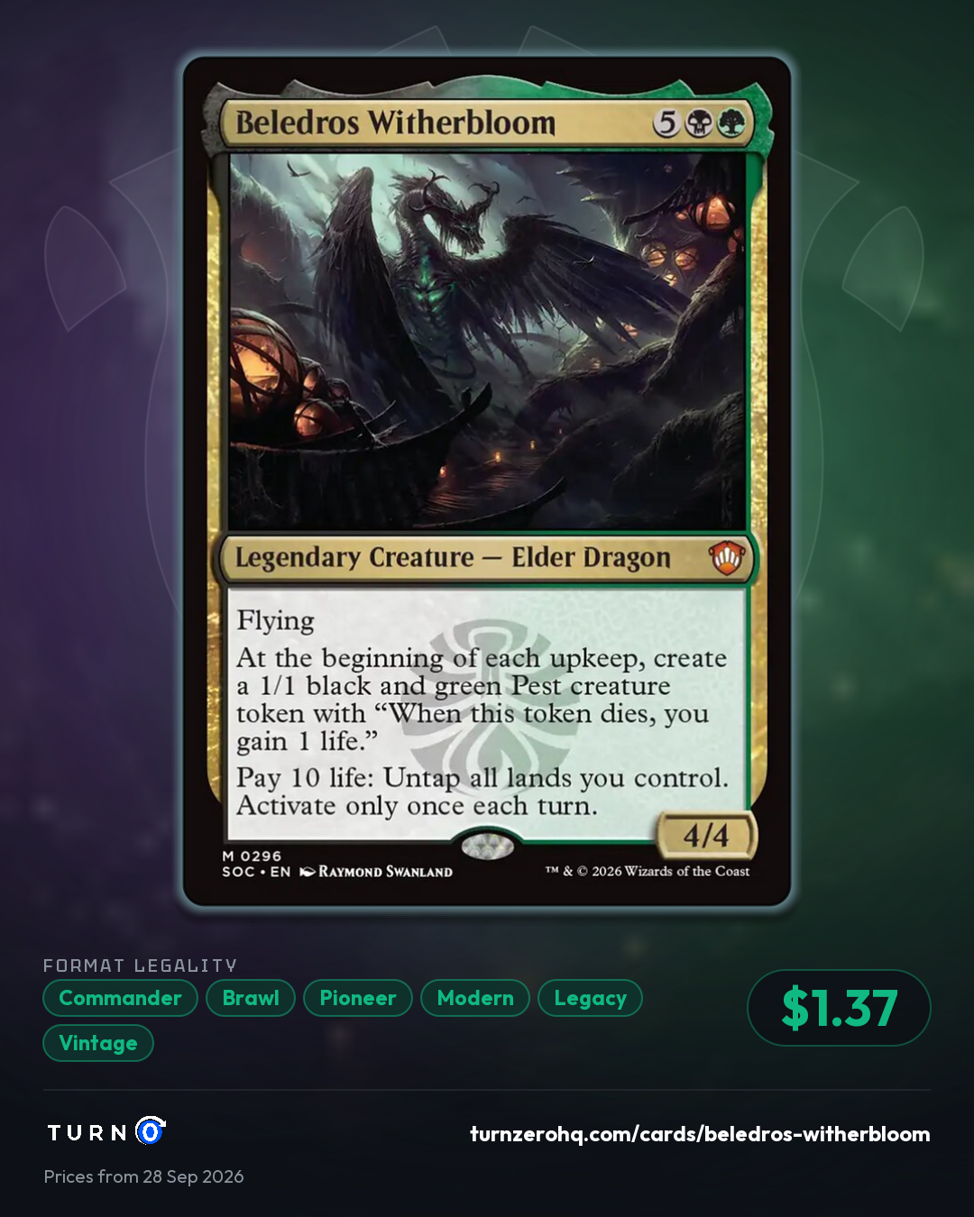 Shareable picture of Beledros Witherbloom
