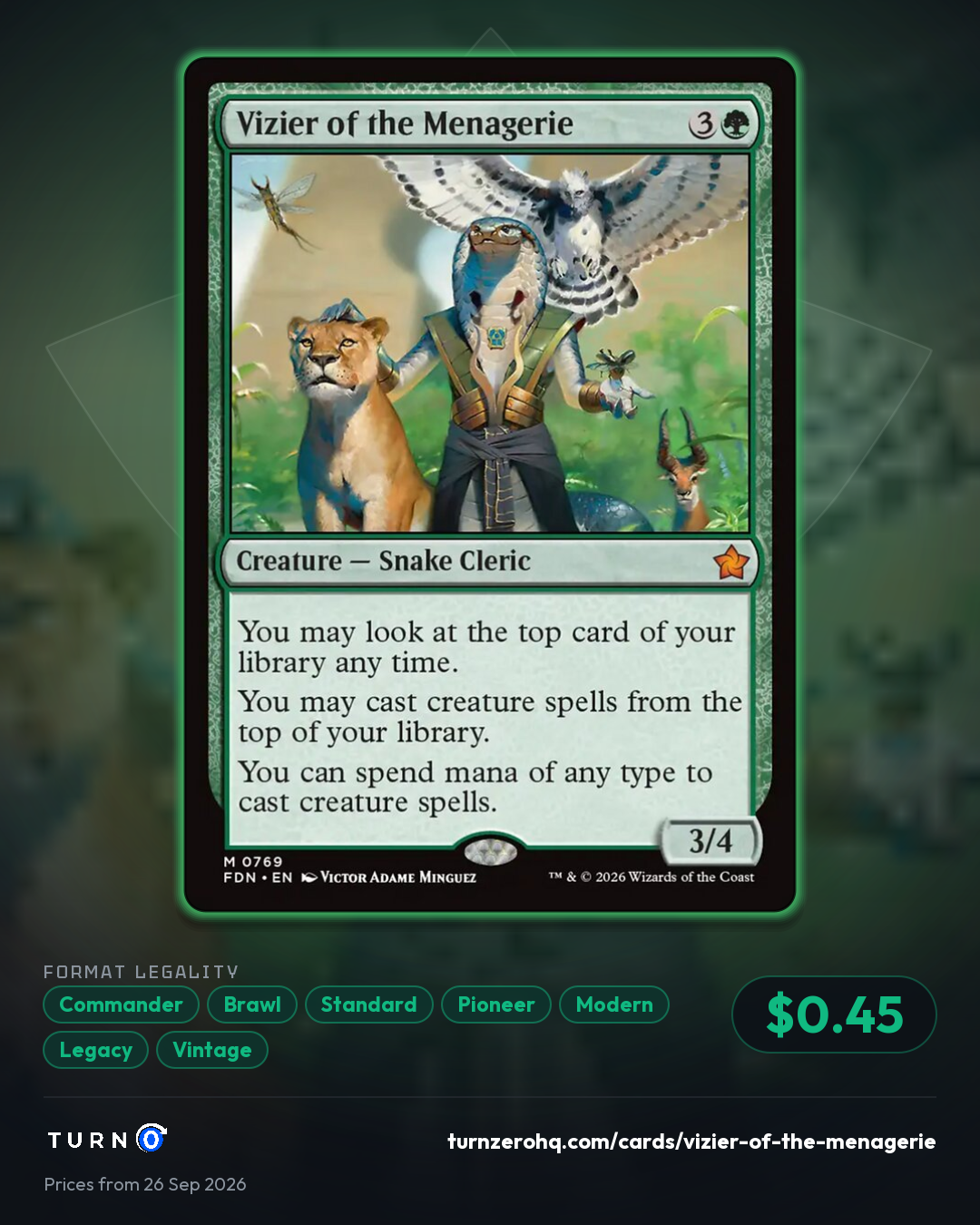 Shareable picture of Vizier of the Menagerie