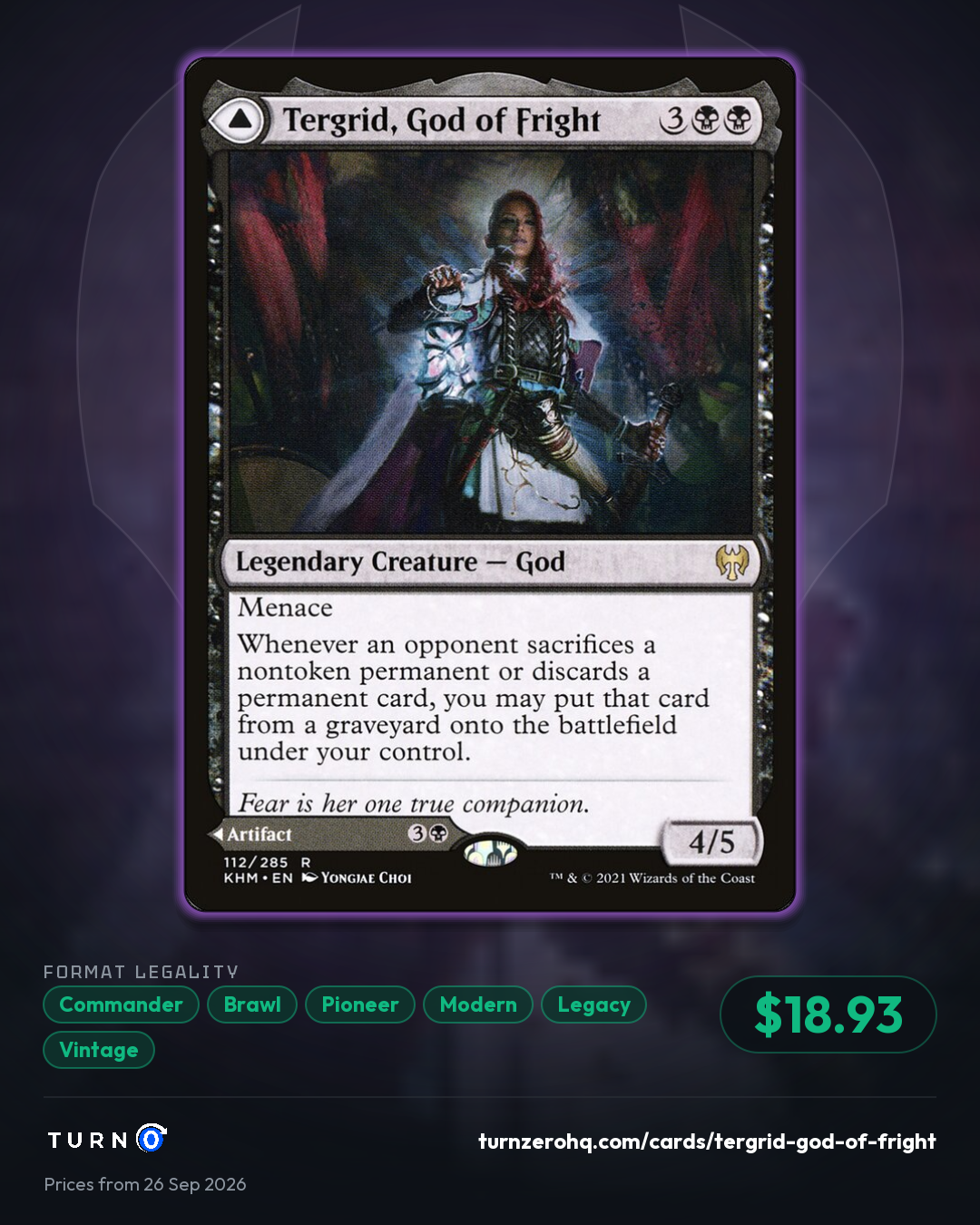 Shareable picture of Tergrid, God of Fright