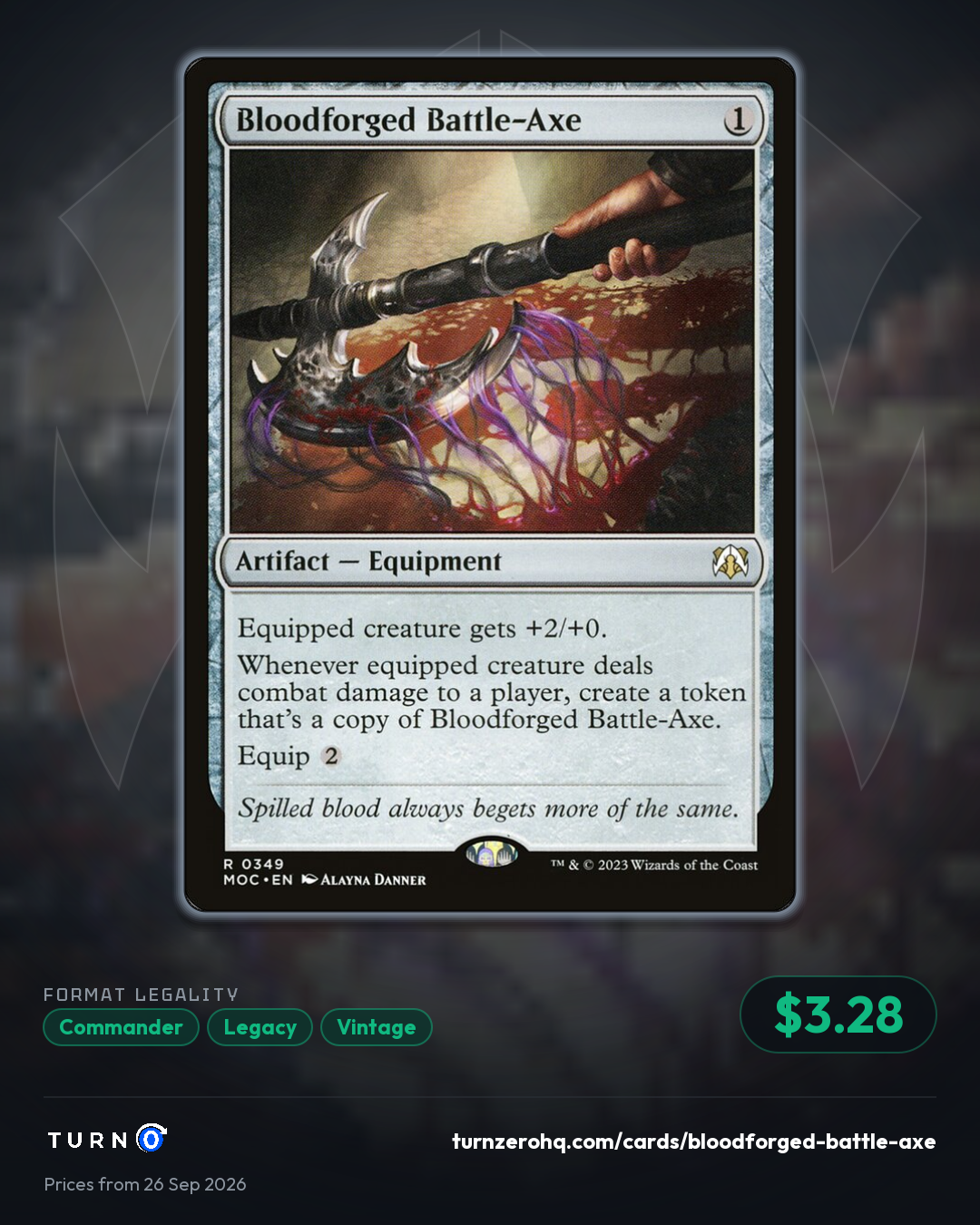 Shareable picture of Bloodforged Battle-Axe