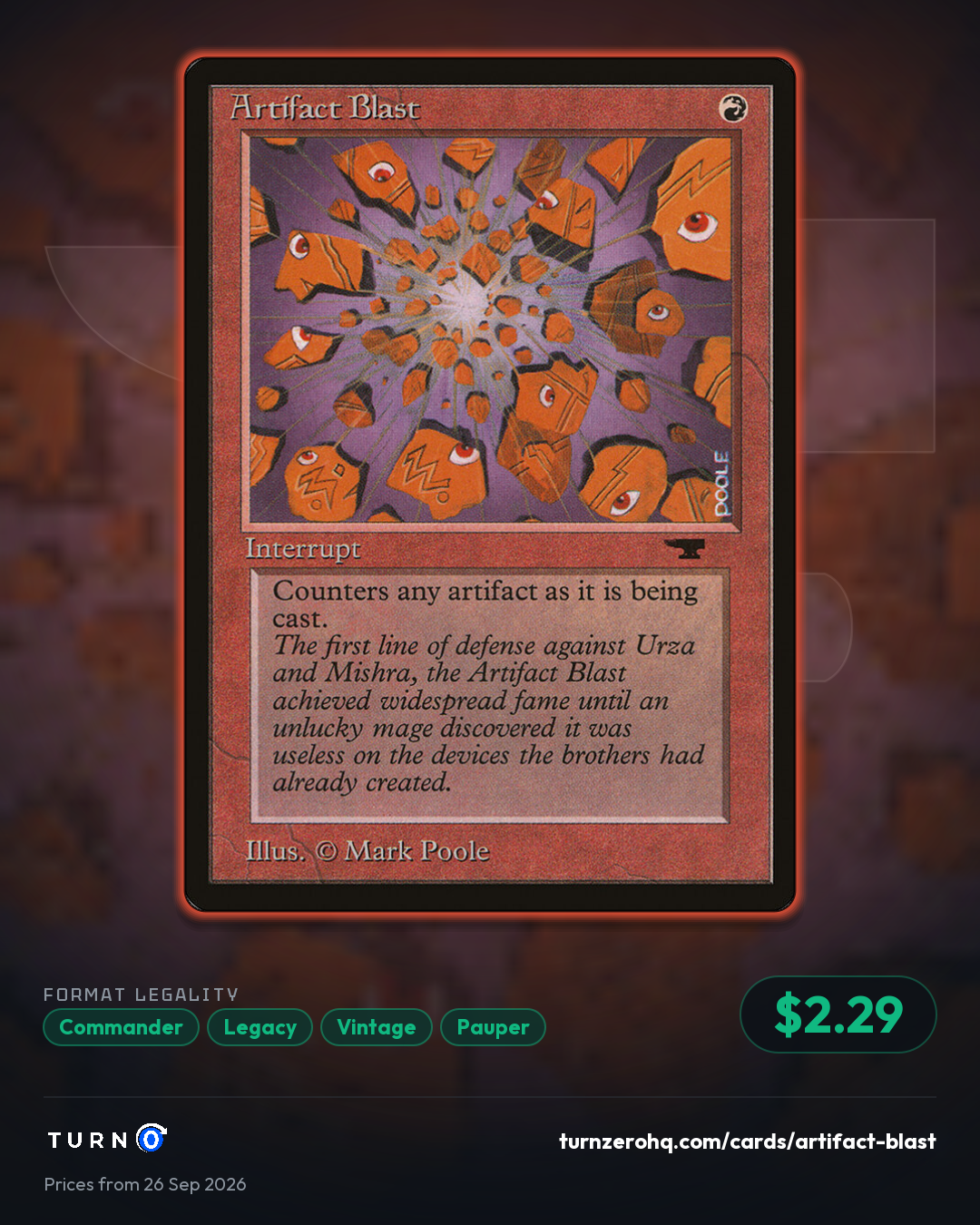 Shareable picture of Artifact Blast