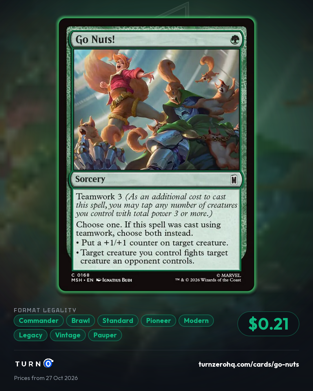 Shareable picture of Go Nuts!