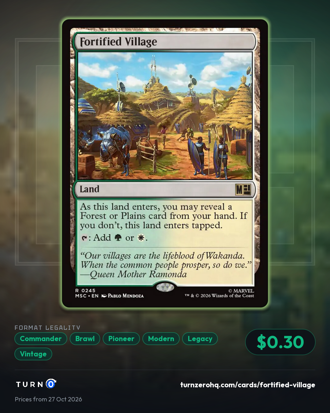 Shareable picture of Fortified Village