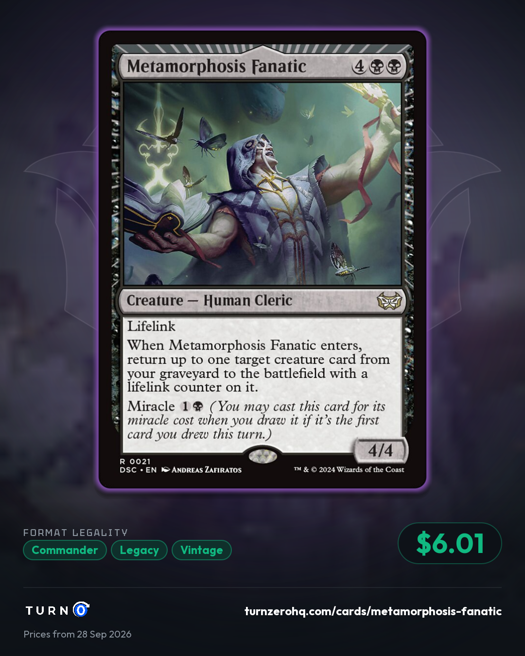 Shareable picture of Metamorphosis Fanatic