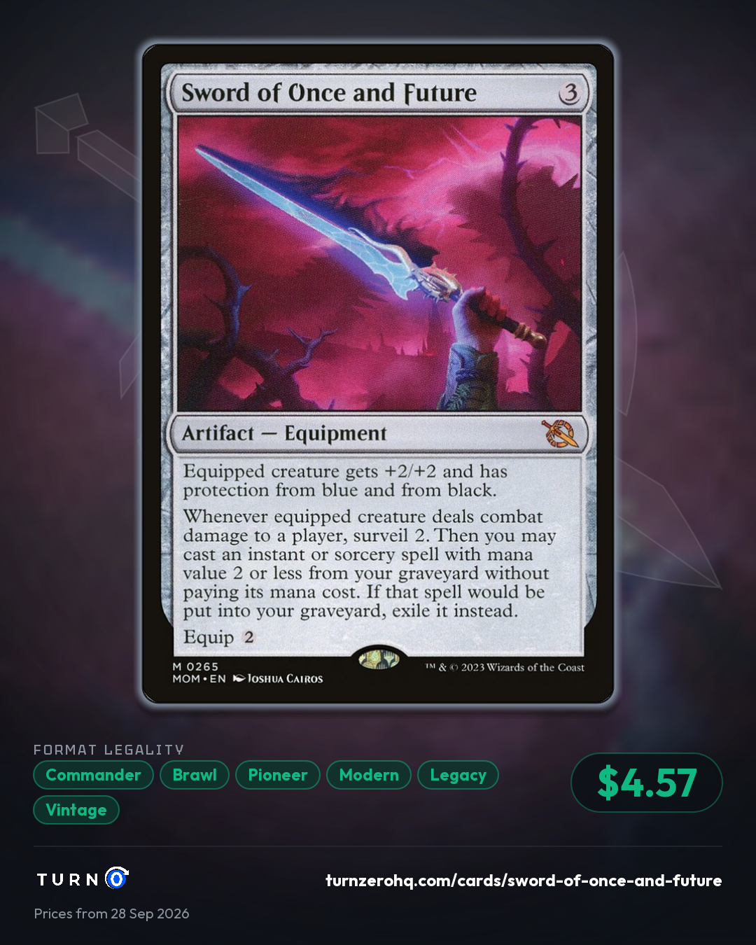 Shareable picture of Sword of Once and Future