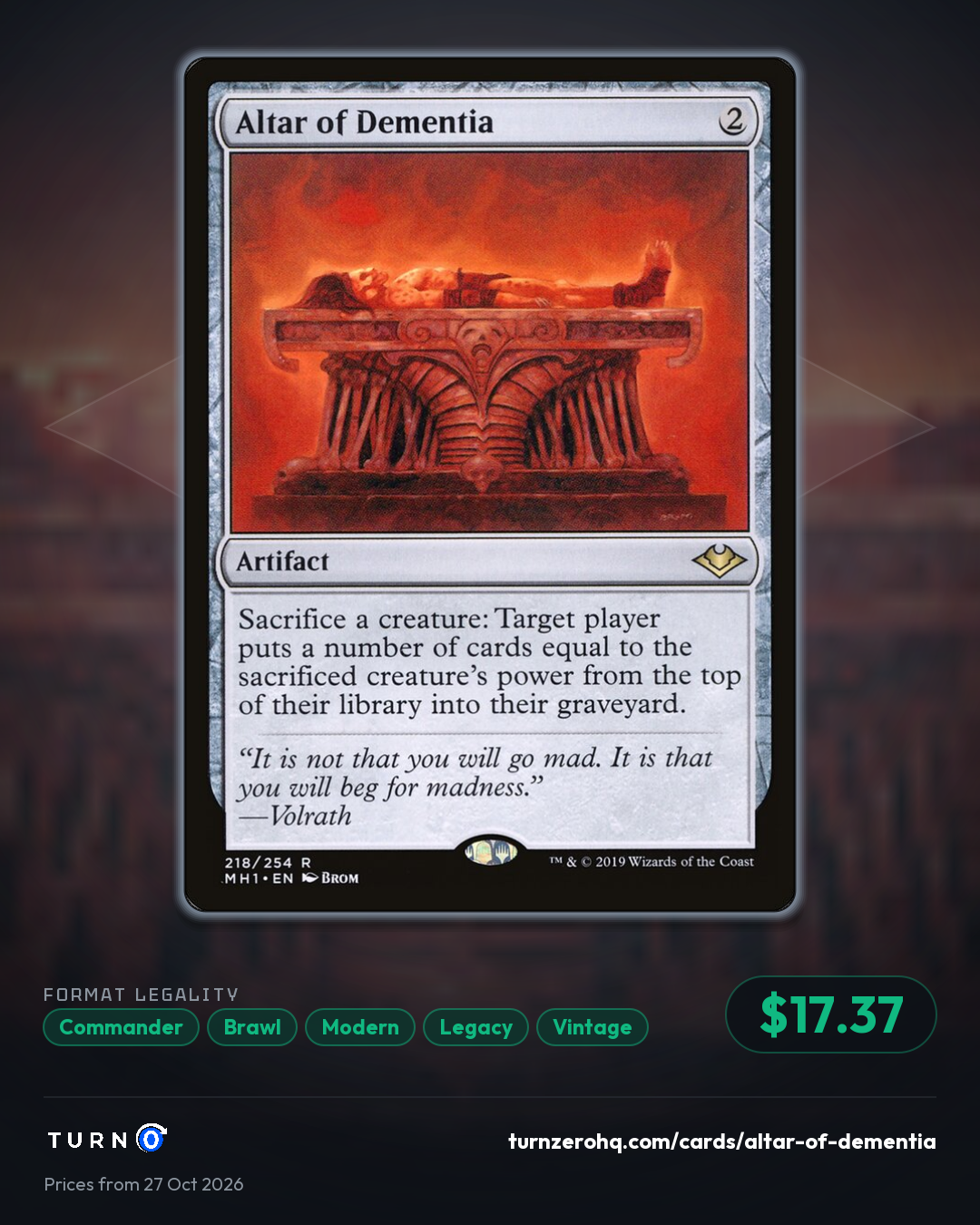 Shareable picture of Altar of Dementia