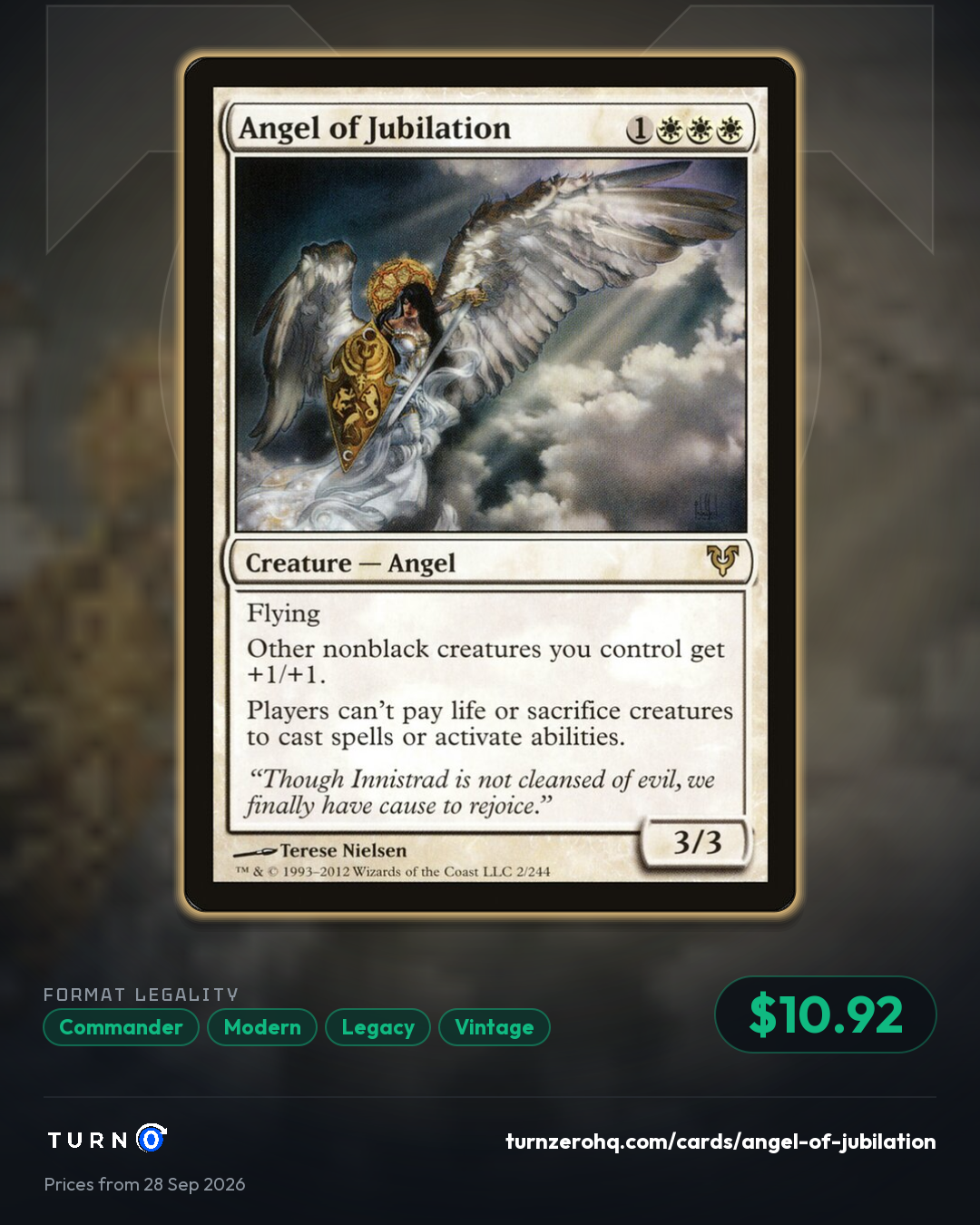 Shareable picture of Angel of Jubilation