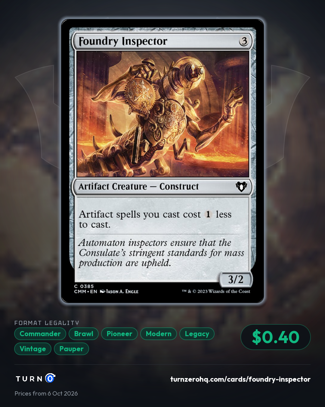 Shareable picture of Foundry Inspector