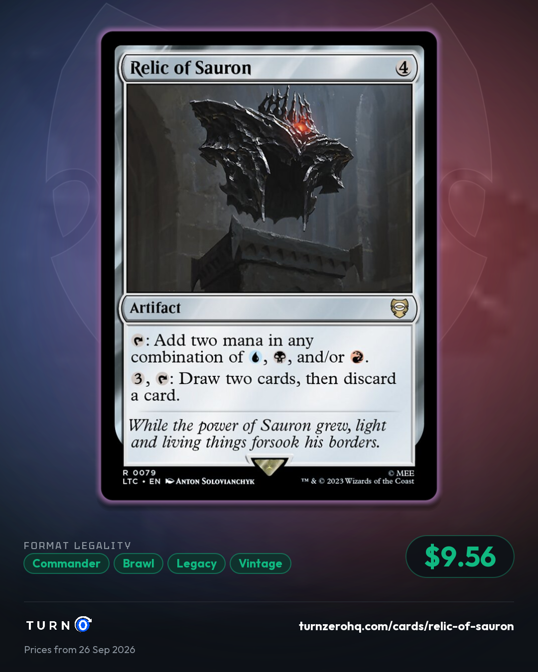Shareable picture of Relic of Sauron
