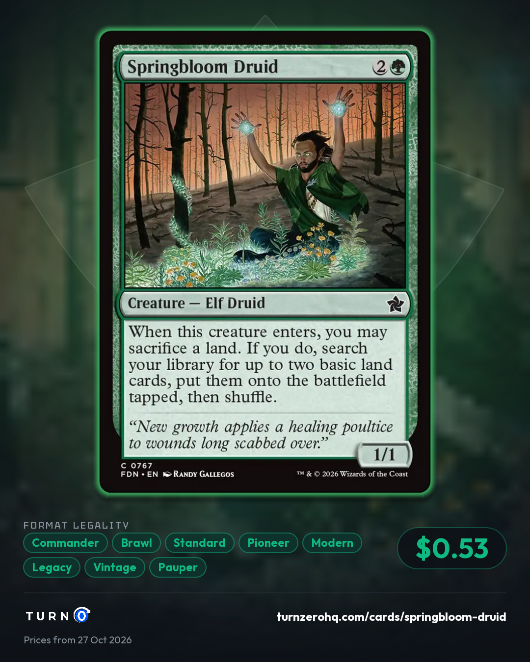 Shareable picture of Springbloom Druid