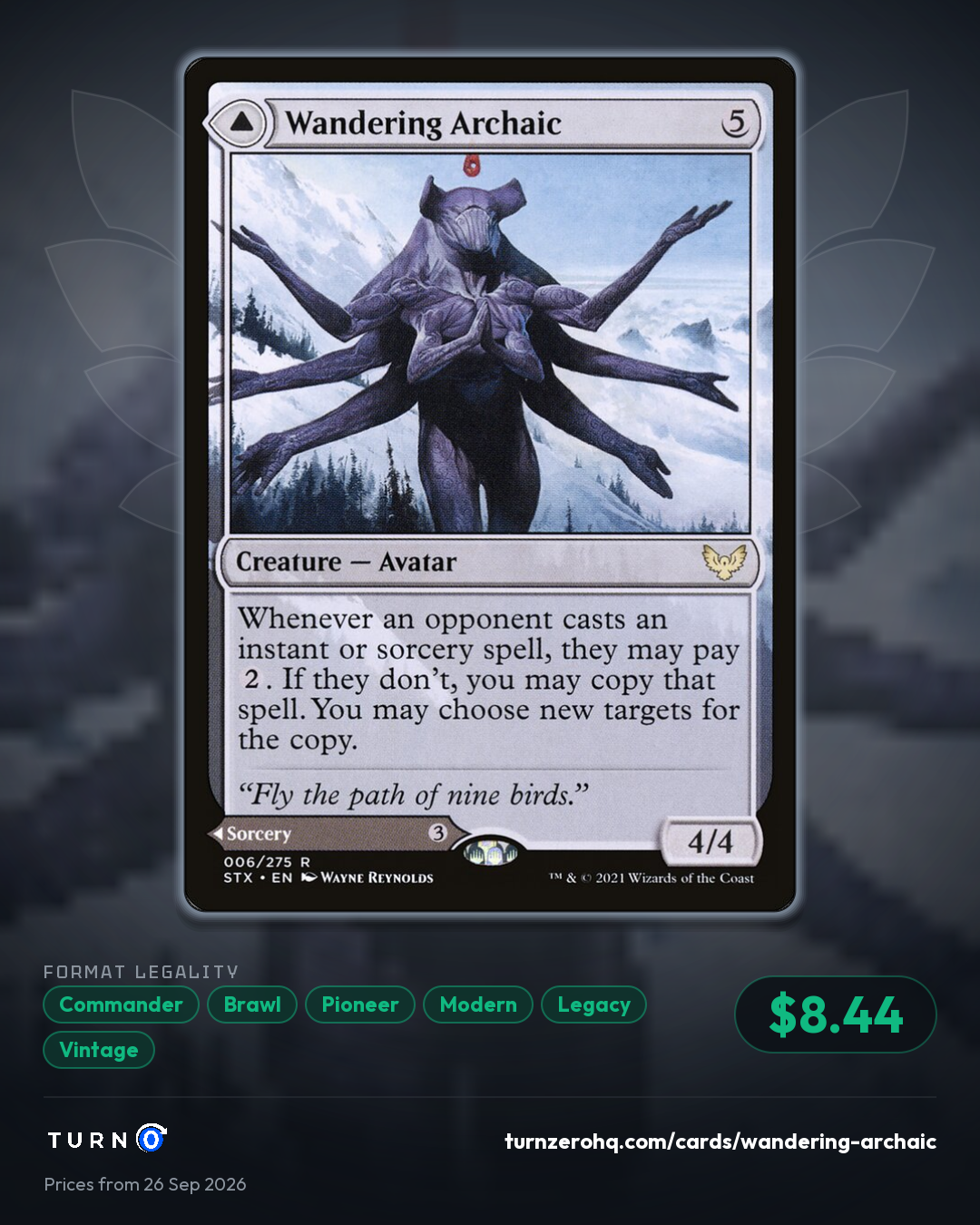 Shareable picture of Wandering Archaic