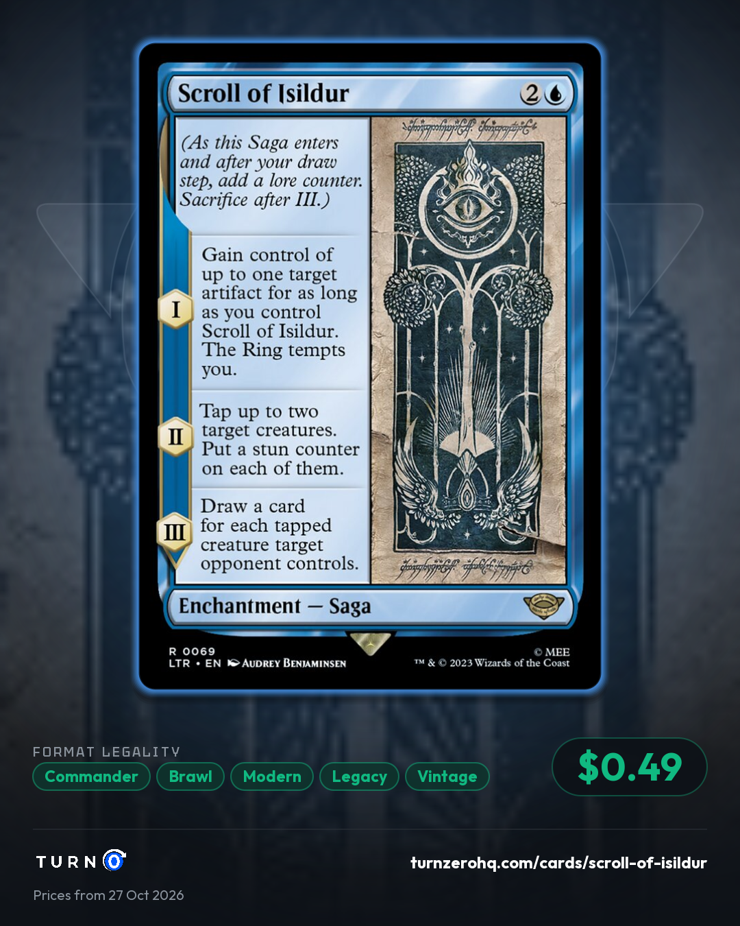 Shareable picture of Scroll of Isildur
