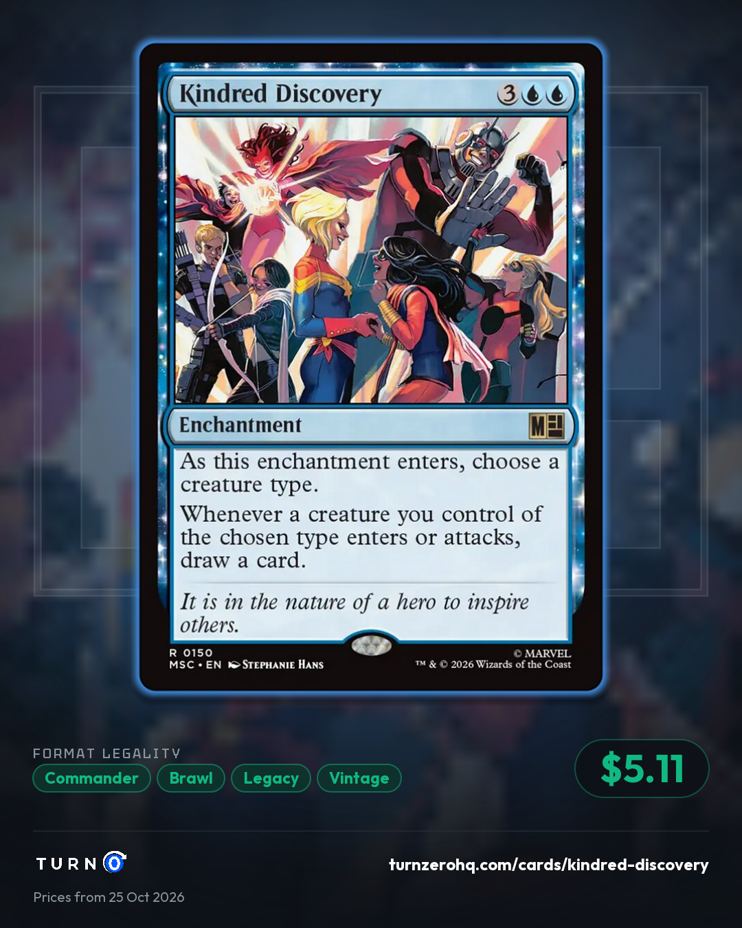 Shareable picture of Kindred Discovery
