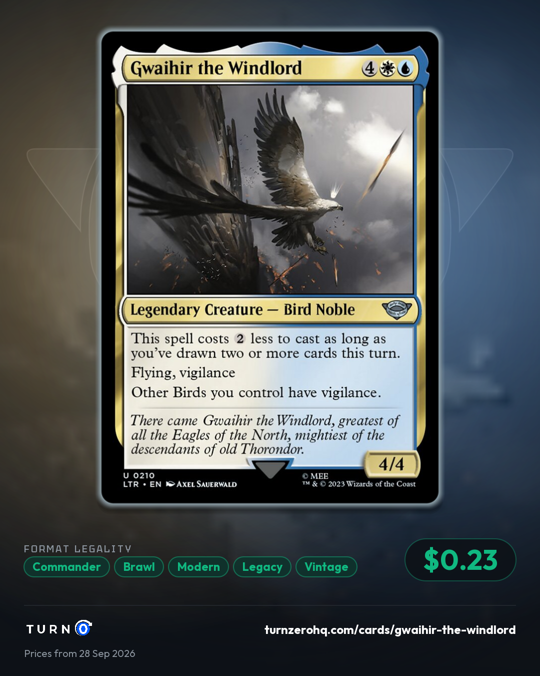 Shareable picture of Gwaihir the Windlord