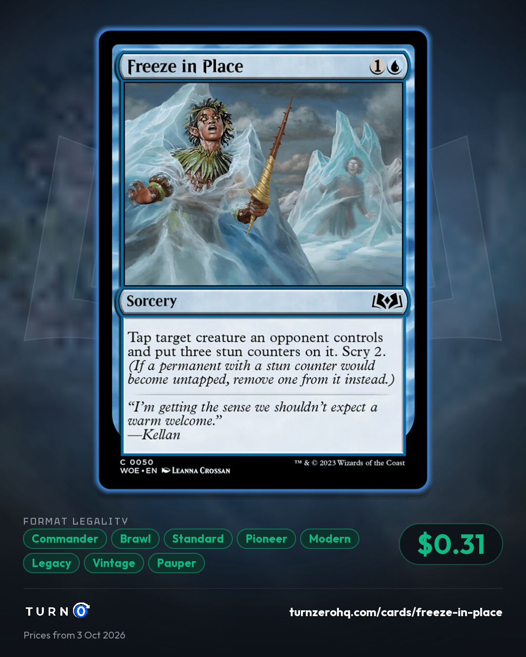 Shareable picture of Freeze in Place