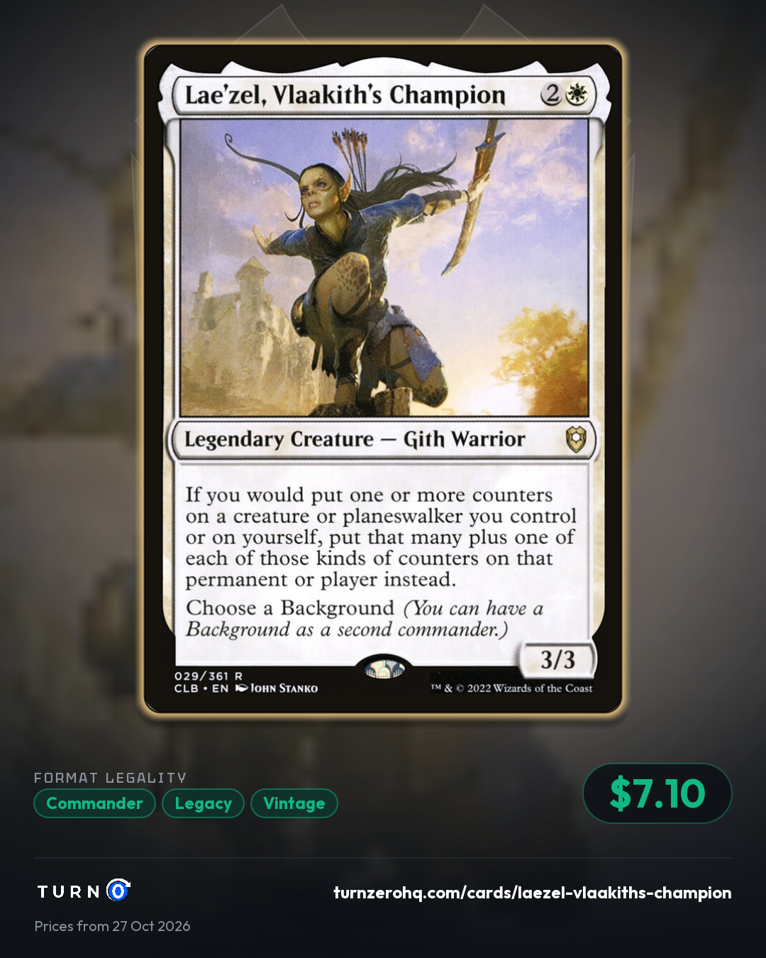 Shareable picture of Lae'zel, Vlaakith's Champion