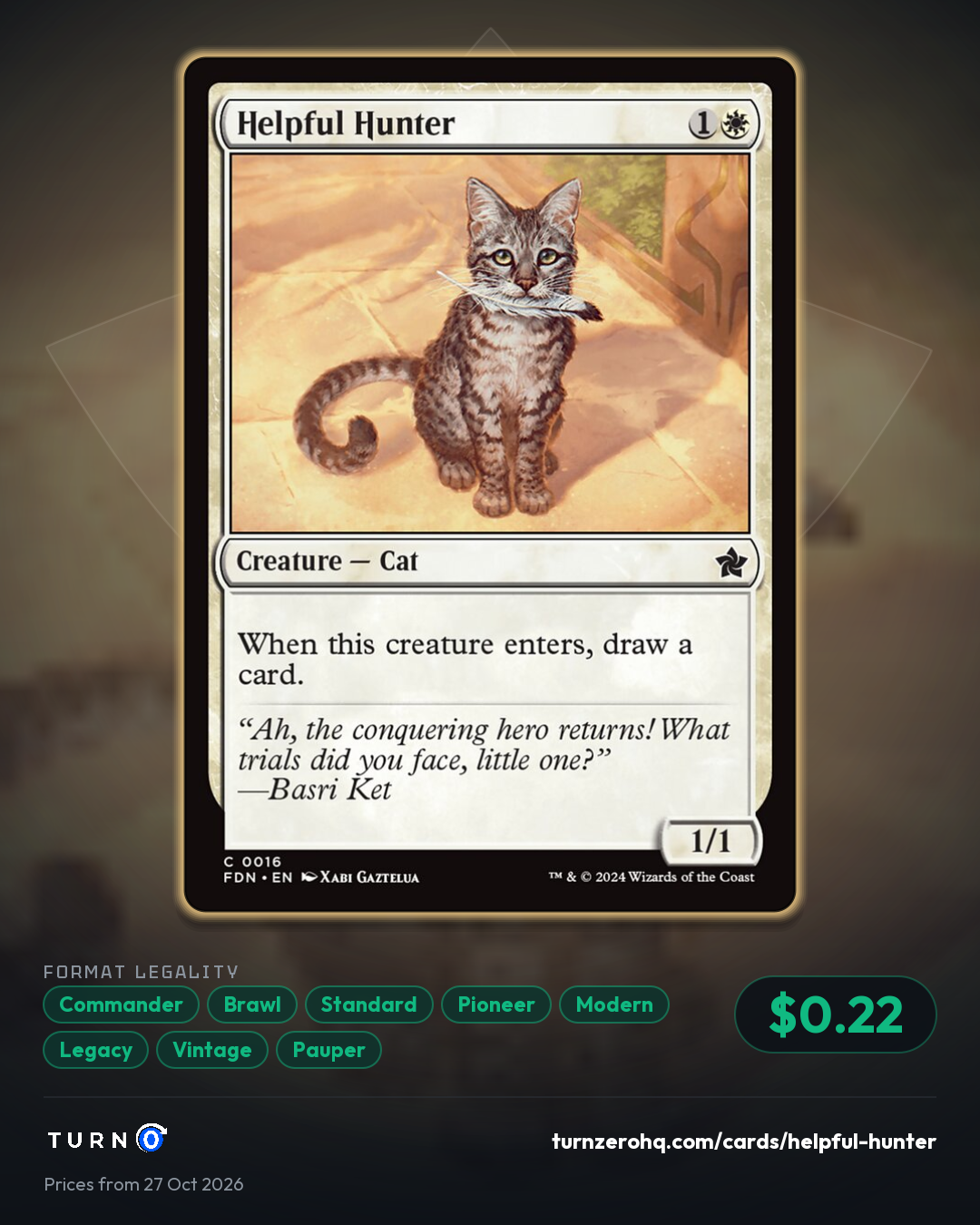 Shareable picture of Helpful Hunter