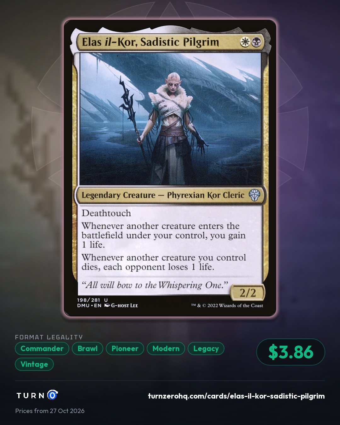 Shareable picture of Elas il-Kor, Sadistic Pilgrim