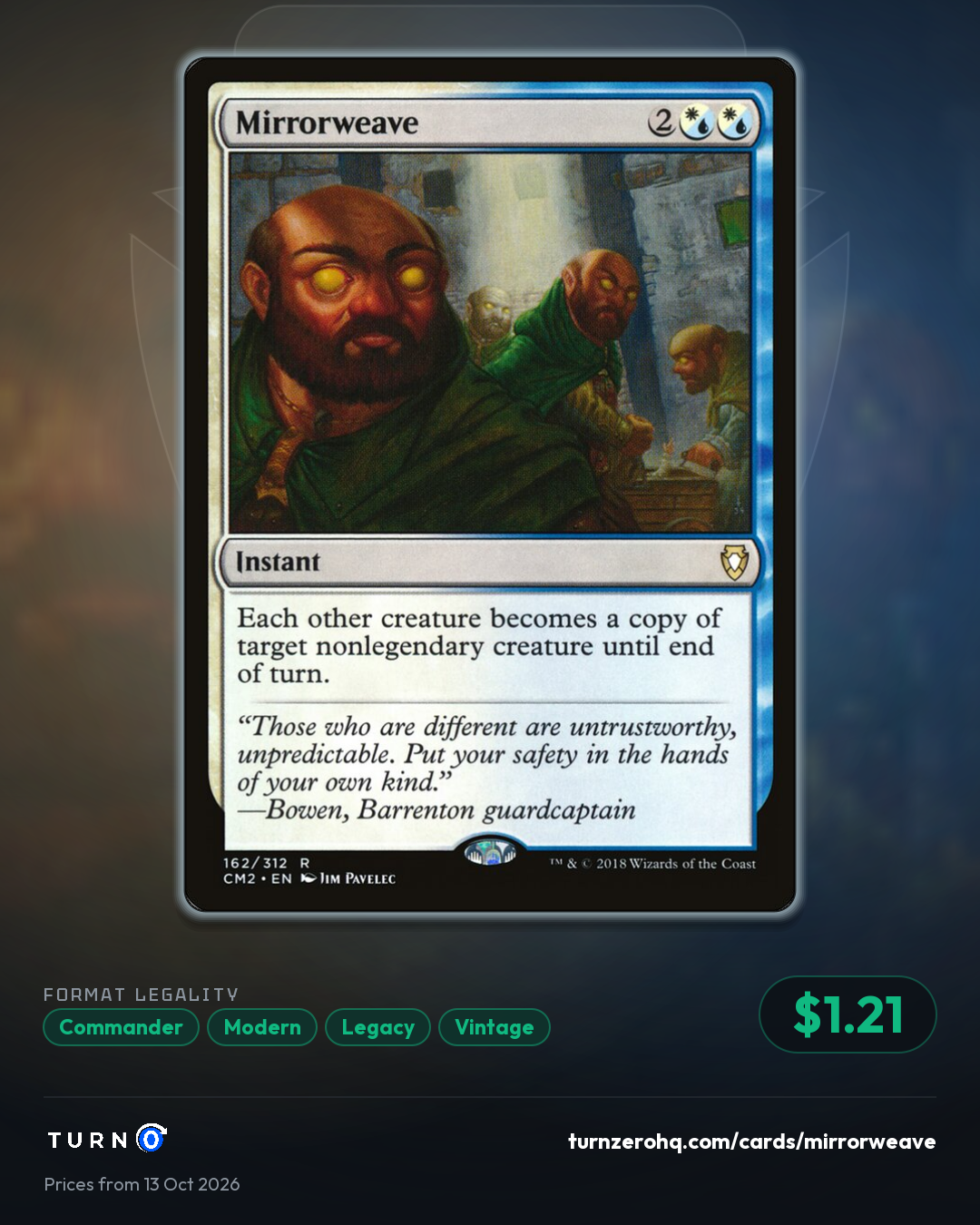 Shareable picture of Mirrorweave