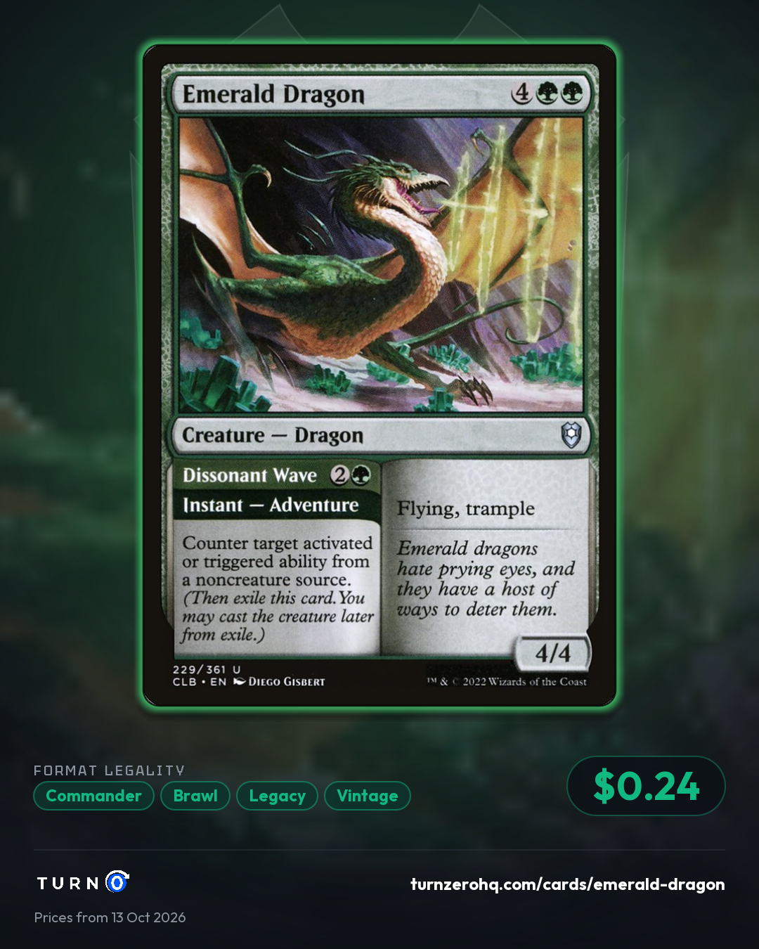 Shareable picture of Emerald Dragon