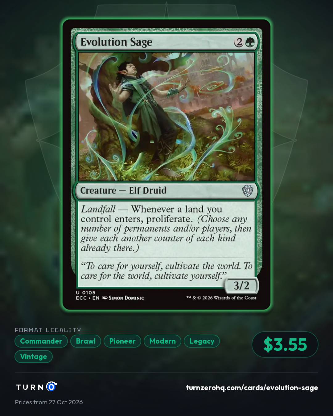 Shareable picture of Evolution Sage