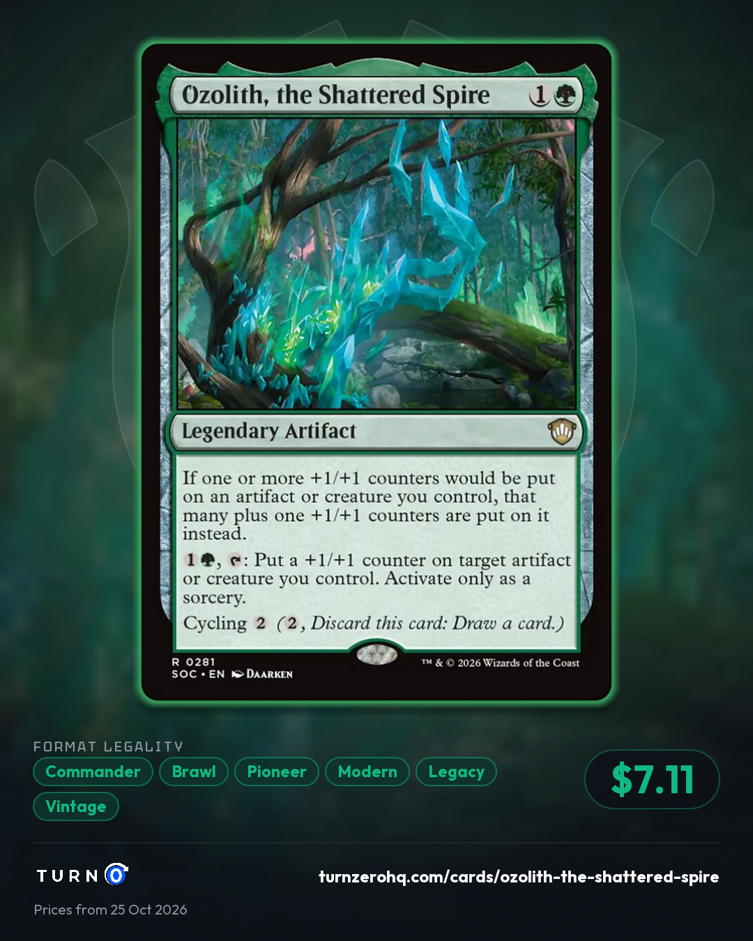 Shareable picture of Ozolith, the Shattered Spire