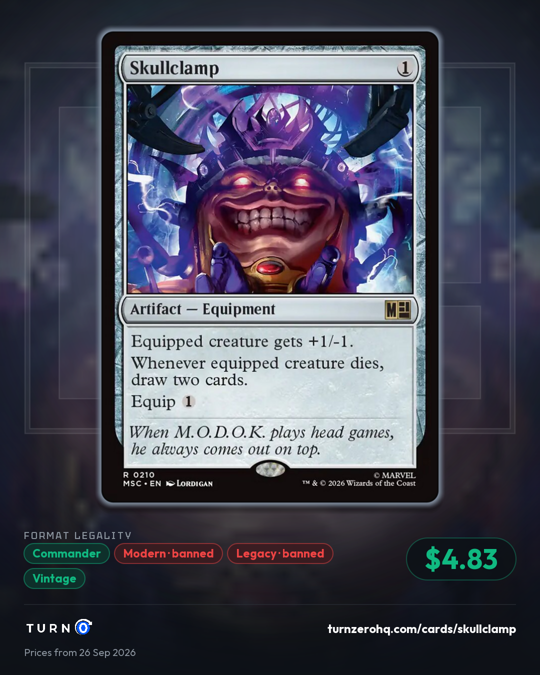 Shareable picture of Skullclamp