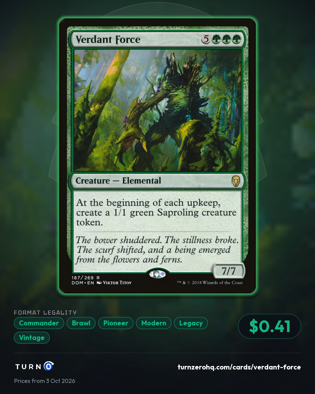 Shareable picture of Verdant Force